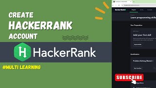 How to Create a HackerRank Account  StepbyStep Guide [upl. by Baese]