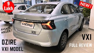 2025 Maruti Suzuki Dzire VXI Second Base Model  OnRoad Price Features Interiors  Dzire 2024 [upl. by Rush]