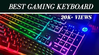 Best Gaming LED Keyboard HP K500F 2020 Unboxing amp Review [upl. by Gard]