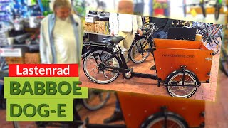 Babboe Dog E  Lastenrad mit Elektromotor [upl. by Rednaskela770]