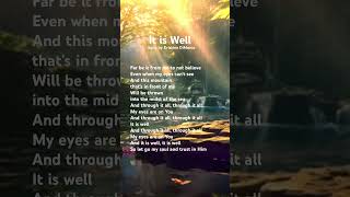 ❤️‍🔥It is Well by Kristine DiMarco weektoppraise modernhymns angelarmy 영어찬양 lyrics shorts [upl. by Curson]