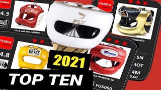 TOP 10 BOXING FACEBAR HEADGUARDS 2021 [upl. by Nerhe]