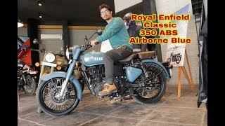 New Royal Enfield Classic 350 ABS Signals Airborne BlueBPC [upl. by Kathye]