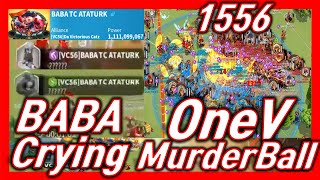 1556 Vs 1034 OneV KVK MurderBall Kill BABA TC ATATURK Dont CRY Rise of kingdoms 라오킹 [upl. by Notsob945]