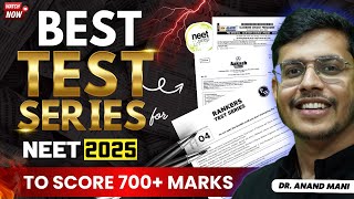 Best Test Series For NEET 2025  Latest NTA Syllabus For NEET 2025  Honest Opinion  Dr Anand Mani [upl. by Yerga]