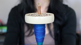 VOOLENVINE Spinning On a Drop Spindle Tutorial [upl. by Clorinda]