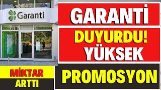 EMEKLİLERE ÖZEL GARANTİ BANKASINDAN 10 BİN TL PROMOSYON FIRSATI [upl. by Xonnel]