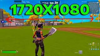 How To Get Stretched Resolution in Fortnite Chapter 2 Remix FASTEST TUTORIAL [upl. by Wappes]