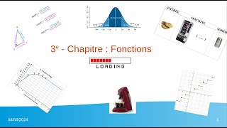 3e  Chapitre  Fonctions 14  Vocabulaire et représentations [upl. by Mccreary445]