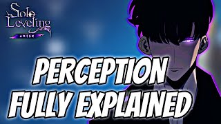 EVERYTHING YOU NEED TO KNOW ABOUT THE PERCEPTION STAT  SOLO LEVELING ARISE [upl. by Misak]