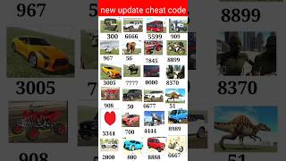 🤯New Update All Cheat Code🥶 2024  Indin bike driving 3d indianbikesdriving3 shorts gameplay [upl. by Locin709]