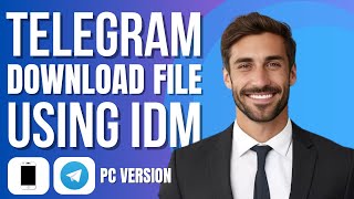 How to Download File From Telegram Using Idm new method [upl. by Vaish266]