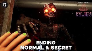 Apakah Semuanya sudah Berakhir  FNAF Security Breach Ruin DLC 2 ENDING Normal  Secret Ending [upl. by Hayward123]