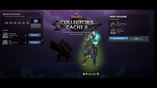 DOTA 2 COLLECTORS CACHE II OPENING [upl. by Mapel941]