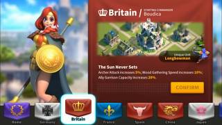 Rise of Kingdoms  Beginnerss Guide Best Nations 1 Strategy MMO Game 2018 [upl. by Suk663]