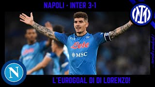 NAPOLI  INTER 31 LEUROGOAL DI DI LORENZO E LA RETE DI GAETANO CONTRO IL TROPPO TURNOVER INTER [upl. by Amrac282]