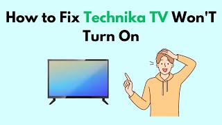 How to Fix Technika TV WonT Turn On [upl. by Ybrek]