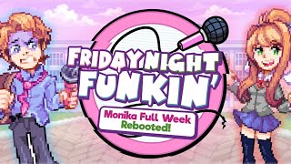 Friday Night Funkin  VS Monika FULL WEEK REBOOTED  FNF MODS HARD [upl. by Chessa]