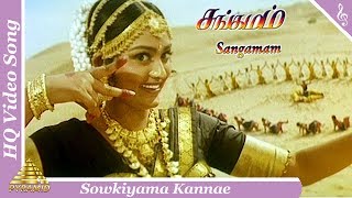 Sowkiyama Kannae Video Song  Sangamam Tamil Movie Songs RahmanVindhyaPyramid Music [upl. by Rennoc]