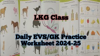 LKG Class EVS Practice worksheet for kidsLKG Daily practice worksheet 202425LKG EVS Paper [upl. by Niknar]