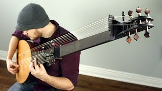 Theorbo The enormous 14 string lute [upl. by Modnar]