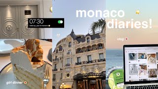 MONACO VLOG 🌺 girl’s trip sunset walks shopping beautiful architecture and food [upl. by Babette960]