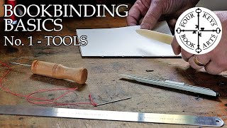 Bookbinding Basics Chapter 1  Basic Tools  Easy Options to Get Started Bookbinding [upl. by Erihppas]