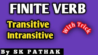 Finite Verb In English Grammar Transitive amp Intransitive Verb [upl. by Russel190]