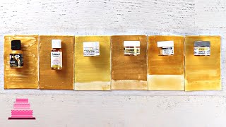 Which Edible Gold Paint is the Best  How to Make Edible Gold Paint 🖌 [upl. by Adao]