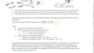 Chapter 27 Thin film interference amp Example 3 [upl. by Pega638]