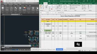 Easy way to take off  measure Quantity using Auto CAD Part 1 [upl. by Icnarf]