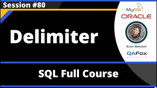 SQL  Part 80  Delimiter [upl. by Chandal909]