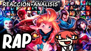 TumbaBurras Reacciona a quotLeague of Legends RAP  ¡168 Campeones  BenderCatquot [upl. by Nauqed]