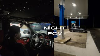 Terrorizing the streets in a bmw 340i  micd up night pov [upl. by Kcirted898]