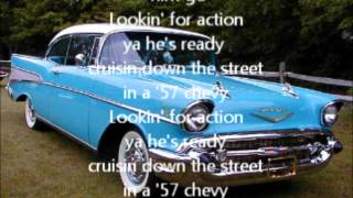 57 Chevy LyricsSong Pam Schwetz DNA 1985 [upl. by Einaffyt]