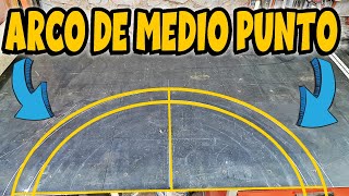 🤔 COMO HACER ARCO DE MEDIO PUNTO  HERRERIA  JJ HERRERIA Y MÁS ✅ [upl. by Enuahs484]