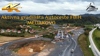 MEDAKOVO  Radilišta Autoceste FBiH dronephotography dronekamenjas subscribe 4K [upl. by Doralia830]