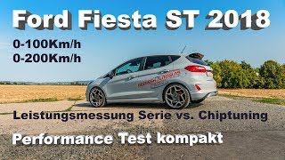 Ford Fiesta ST MK8 Beschleunigung amp Leistungsmessung [upl. by Alfy708]