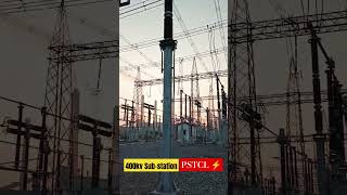 400kv subststion PSTCL⚡⚡ pstcl electrical powergrid [upl. by Alvarez]