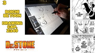 Boichi Be Toon  Boichi Drawing Dr Stone CapZ149 3 [upl. by Jolee]