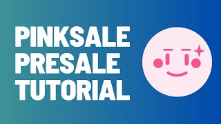 Pinksale Presale  How To Launch A Presale For Your Token Using PinkSale [upl. by Jolanta265]