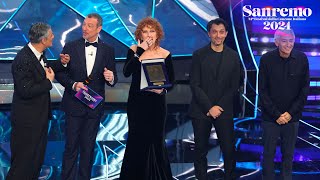 Sanremo 2024  I Premi della critica sala stampa e dellOrchestra [upl. by Neitsirk]