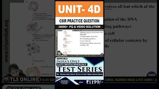 CSIR Practice Question  Unit 4 Cell Communication and Cell Signaling  Topic D Cancer [upl. by Ecirtel800]