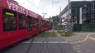 HTM RandstadRail 2 Kraayenstein  Leidschendam Leidsenhage via keerlus van Laan van NOI [upl. by Akkin]