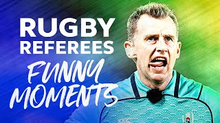 REFEREE BLOOPERS 😂 Funny Rugby Referees Moments from Nigel Owens amp more [upl. by Elahcar]