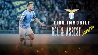 👑 CIRO IMMOBILE  Gol e assist nella stagione 202324 [upl. by Boleslaw]