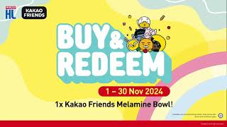 Redeem Your LIMITED EDITION Kakao Friends Bowl with MARIGOLD HL Milk [upl. by Rednasxela]