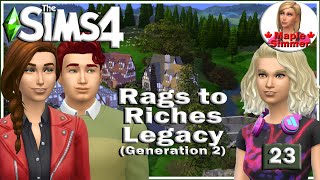 More Food Sales Pt 23 Gen 2 of Maples Rags to Riches Legacy Sims 4 [upl. by Wieren898]