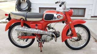 Rare Honda Motorcycle Sitting For 50 Years Will It Run [upl. by Orfield16]