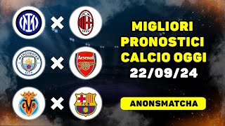 I migliori pronostici e consigli per le scommesse sul calcio di oggi Inter  Milan [upl. by Sutherlan467]